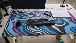 Review MOUSEPAD GIGANTE 120x60 da SHOPEE mais barato que achei nesse tamanho [upl. by Trueblood751]