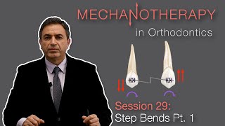 Mechanotherapy in Orthodontics Step Bends Pt 1 [upl. by Sven]