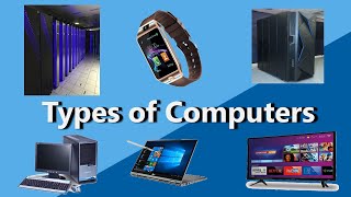 Types of Computers  Super  Mainframe  Mini  Micro computers Uses [upl. by Driscoll]