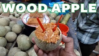 Wood apple Mashed  Kodbel Vortha  Dhaka  Bangladesh  Streetfood [upl. by Euphemiah681]