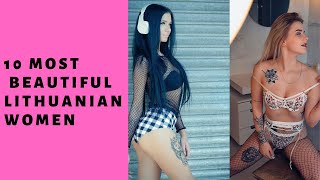 10 Most Beautiful Lithuanian Women [upl. by Graner72]