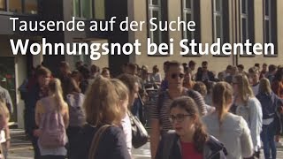 Semesterbeginn Wohnungsnot bei Studenten [upl. by Vada]