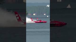 U3 GriggsAce Hardware unlimited hydroplane THUNDERING across the lake [upl. by Lizbeth]