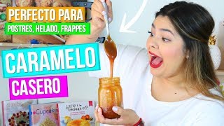 Receta de Caramelo Casero para Postres  RebeO [upl. by Llerrot]