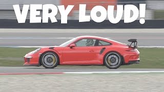 STRAIGHT PIPED Porsche 991 GT3RS INSANE Sounds [upl. by Strephonn]