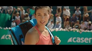 Garbiñe Muguruza  Anuncio Seguros Caser  Publicidad 2018 Spot Comercial [upl. by Sausa]