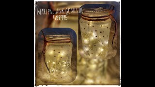 DIY Lichterglas mit Decofrost  Gonis  Tutorial  Winter  Weihnachten  Deko  Upcycling [upl. by Anaj]