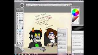 Fandomstuck speedpaint Homestuck and Supernatural [upl. by Port670]