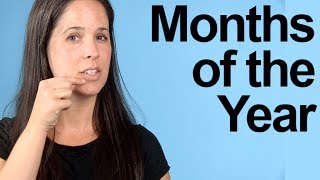 How to Pronounce the Months of the Year American English [upl. by Lach]