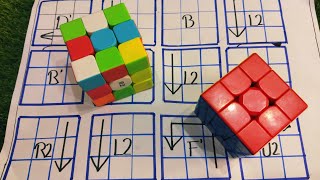 RUBIKS CUBE MAGIC SOLVE 3 BY 3  RUBIKS CUBE SOLVING TRICK shorts [upl. by Ijuy905]