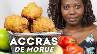 ACCRAS DE MORUE Beignets de Poisson ANTILLAIS  APERO des îles [upl. by Tisman]