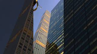 Shorts in NEW YORK City NYC USA before Christmas NY vlog 4k walk along 57th Street [upl. by Erine]