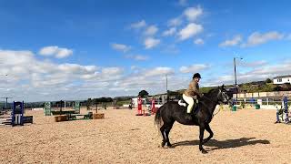 Courtney amp Mazikeen Arena Eventing clear round at Robinsons Equestrian Centre [upl. by Guenevere493]