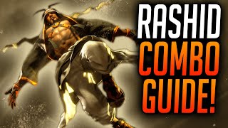 STREET FIGHTER 6 RASHID COMBOS Starter Combo Guide [upl. by Aniv]