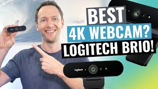 Logitech Brio Review Best 4K Webcam [upl. by Idyak]