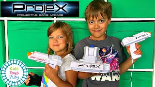 Laser X PROJEX Projecting Arcade Game Review [upl. by Lotsirk]