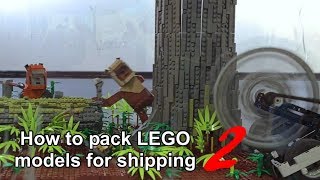 How to pack LEGO models for shipping Part 2 [upl. by Galloway]