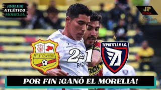 Atlético Morelia vs Tepatitlan GOLES MORELIA Liga de Expansión MX A2024 [upl. by Alakam800]