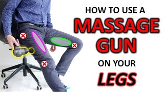 How To Use A Massage Gun On Your Legs For Recovery amp Rehab [upl. by Alludba]