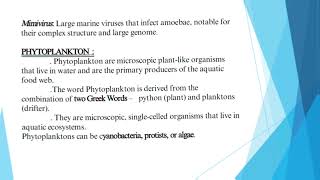 Marine Microbiology And Phytoplankton [upl. by Flint]