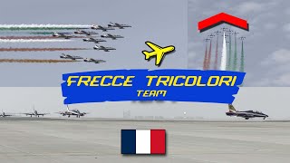 Frecce Tricolori delivered an aweinspiring flying display at the Dubai Airshow 2023 Jetline Marvel [upl. by Mirak]