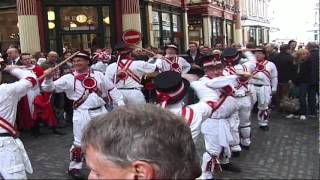 St Georges Day Festival  Leadenhall Market  Morris Dancers [upl. by Adnimra]