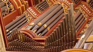 Impressie jubileum tour 40 jaar concert organist Deel 1 Grote of Sint Laurenskerk Rotterdam [upl. by Shermie303]