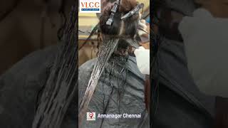 Cysteine hair treatment practical class hairclasschennai besthairtraining besthairacademy hair [upl. by Gerti]