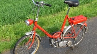 Garelli Baby Mosquito Mofa Moped Motorized Bicycle Oldtimer Bike [upl. by Llecrup]