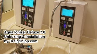 Aqua Ionizer Deluxe 7 0 Water Ionizer unboxing and setup [upl. by Strawn926]