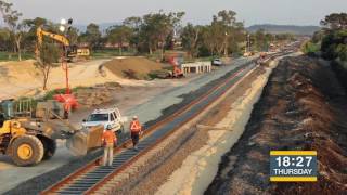 ARTC  Watermark Rail Works Time Lapse [upl. by Eynahpets]