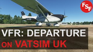 Vatsim UK  VFR departure [upl. by Katzir854]