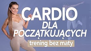 Odchudzający trening CARDIO dla początkujących 🔥 bez maty 🔥 proste ćwiczenia [upl. by Schilt]