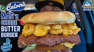 Culvers® Mac N Cheese ButterBurger Review 🍝🧀🧈🍔  BETTER Than Smashburger®   theendorsement [upl. by Novla]