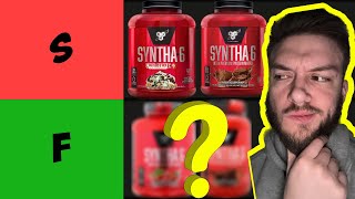 BEST BSN Syntha 6 Protein Powder Tier List [upl. by Eisenberg537]