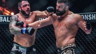 MONSTER HEAVYWEIGHT KNOCKOUT 😤🥊 Amir Aliakbari vs Mauro Cerilli [upl. by Dorin]