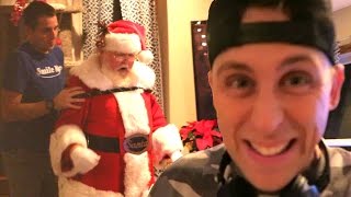 WE CAUGHT SANTA My New Prank Behind the Scenes [upl. by Naugal383]