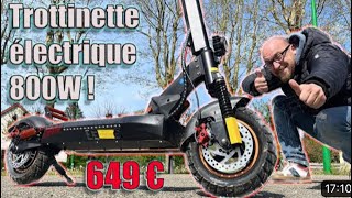 je vous présente une trottinette électrique de 800w à 499€ ⚠️ de chez iENYRID M4 PRO S max [upl. by Schlicher390]