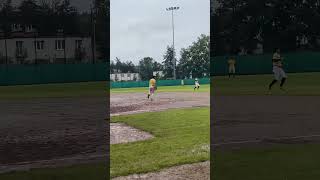 Kuba Rogowski singles to right field baseball [upl. by Eiryk]