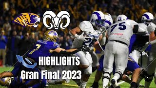 HIGHLIGHTS  Borregos Tec MTY vs Auténticos Tigres UANL  Gran Final 2023  Liga Mayor ONEFA [upl. by Lammond]