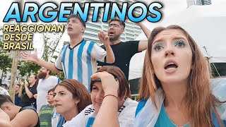 REACCIÓN ARGENTINA VS FRANCIA DESDE BRASIL  Final  Qatar 2022  Argentina Campeón del mundo🇦🇷 [upl. by Yelsnit]