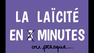 La Laïcité en 3 minutes [upl. by Rus]