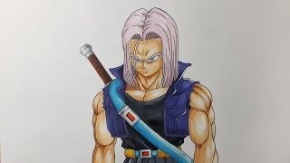 Drawing Future Trunks  Bojack Unbound [upl. by Aklim792]