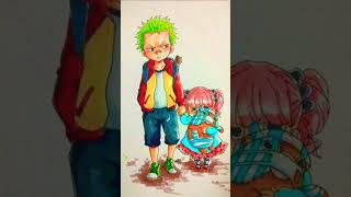 Zoro x Perona One piece anime edit animeedit zoro perona cute love ❤ [upl. by Nedmac]