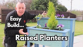 Easy Diy Raised Planter Boxes A Stepbystep Guide [upl. by Leeann]