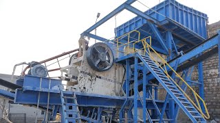 Puzzolana 250 TPH 2 stage stone crushing plant [upl. by Eiryk]