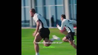 Respect Chiesa and De Ligt For Their Speed🥶🤫 shorts football soccer [upl. by Zachery]