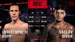 VAŠEK SIVÁK vs CHRISTOPHER HOPP  FULL HD RFA  Celý Zápas [upl. by Aivuy]