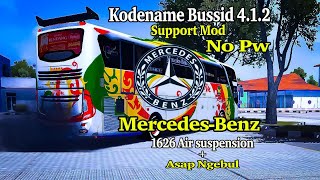 KODENAME SOUND MERCY 1626 AIR SUSPENSION ASAP KNALPOT KODENAME BUSSID 412 SUPPORT MOD NO PW [upl. by Aleksandr]