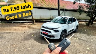 Citroën Basalt Pros Cons amp Drive Impressions  Rs 799 Lakh  Gagan Choudhary [upl. by Elwaine]